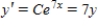 <strong>Determine whether is a solution of the differential equation </strong> A) B) C) D) E)