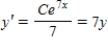 <strong>Determine whether is a solution of the differential equation </strong> A) B) C) D) E)