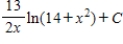 <strong>Use integration to find a general solution of the differential equation </strong> A) B) C) D) E) 