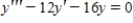 <strong>Determine whether the function is a solution of the differential equation </strong> A) Not a solution B) Solution
