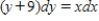 <strong>Write the the differential equation by separating the variables. </strong> A) B) C) D) E) 