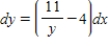 <strong>Write the the differential equation by separating the variables. </strong> A) B) C) D) E) 