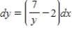 <strong>Write the the differential equation by separating the variables. </strong> A) B) C) D) No, the variables cannot be separated E) 