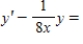 <strong>Write the first-order linear differential equation in standard form. </strong> A) B) C) D) E) 