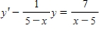 <strong>Write the first-order linear differential equation in standard form. </strong> A) B) C) D) E) 