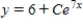 <strong>Find the general solution of the first-order linear differential equation. </strong> A) B) C) D) E) 
