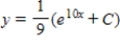 <strong>Find the general solution of the first-order linear differential equation. </strong> A) B) C) D) E) 