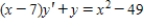 <strong>Find the general solution of the first-order linear differential equation. </strong> A) B) C) D) E) 