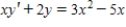 <strong>Find the particular solution that satisfies the initial condition. ; Initial Condition: when </strong> A) B) C) D) E) 