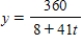 <strong>Use the chemical reaction model described to find the amount y (in grams)as a function of time t (in hours).Then use a graphing utility to graph the function. grams when ; grams when </strong> A) B) C) D) E) 