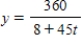 <strong>Use the chemical reaction model described to find the amount y (in grams)as a function of time t (in hours).Then use a graphing utility to graph the function. grams when ; grams when </strong> A) B) C) D) E) 