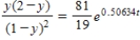 <strong>Use the hybrid selection model described to find the percent y (in decimal form)of the population that has the indicated characteristics as a function of time t (in generations). when ; when </strong> A) B) C) D) E) 