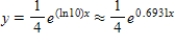 <strong>Assume that the rate of change in y is proportional to y.Solve the resulting differential equation and find the particular solution that passes through the points , </strong> A) B) C) D) E) 