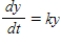 <strong>During a chemical reaction,a compound changes into another compound at a rate proportional to the unchanged amount y.Write the differential equation for the chemical reaction model.Find the particular solution when the initial amount of the original compound is 20 grams and the amount remaining after 1 hour is 16 grams. </strong> A) , B) , C) , D) , E) ,