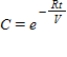 <strong>A medical researcher wants to determine the concentration C (in moles per liter)of a tracer drug injected into a moving fluid with flow R (in liters per minute).Solve this problem by considering a single-compartment dilution model (see figure).Assume that the fluid is continuously mixed and that the volume V (in liters)of fluid in the compartment is constant. If the tracer is injected instantaneously at time ,then the concentration of the fluid in the compartment begins diluting according to the differential equation , when (a)Solve this differential equation to find the concentration as a function of time. (b)Find the limit of C as </strong> A) a. b) 1 B) a. b) 0 C) a. b) 2 D) a. b) 0 E) a. b)1 