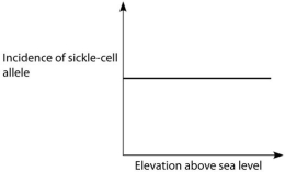 <strong>If global warming permits mosquitoes to live at higher altitudes than they currently do,then in which direction should the entire plot in the correct distribution below be shifted? A) B) C) D) </strong> A)to the right B)to the left C)upward D)downward