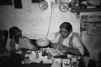<strong>The text discusses a tiny courtyard in India where a Muslim healer named Amma meets dozens of patients daily. Amma's healing room crosses seemingly rigid gender boundaries, since she is a female healer in a position of spiritual leadership. What other seemingly rigid boundaries does Amma's healing room cross? </strong> A) ethnic boundaries, since Amma is biracial B) boundaries between science and religion, since Amara uses medicine to heal C) age boundaries, since Amma was one of the youngest healers in India D) religious boundaries, since followers of many religions come to see Amma