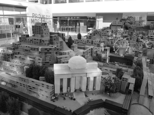 <strong>Why is Morrinho important to anthropologists? </strong> A) It exposes the intersections of class, poverty, power, and kinship through a miniature city. B) It reveals the fascination Brazilians have for models. C) It displays the ways that foreign powers have infiltrated Brazil's art world. D) It acts as a channel for the local population to expose corruption.