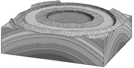 <strong>A fold shaped like an upside-down bowl is a(n)________.  </strong> A)anticline B)basin C)dome D)syncline <div style=padding-top: 35px> 