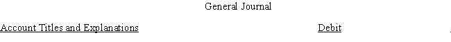 Described below are several transactions that an organization like the Hummingbird Co.might record.Several accounts from the organization's financial statements also are listed below.Using these account titles,record each transaction in proper journal entry format in the general journal provided.A written explanation for each journal entry is not required. ? \begin{array} { l l } \text { Accounts: } \\ \text { Cash } & \text { Common Stock } \\ \text { Accounts Receivable } & \text { Sales Revenue } \\ \text { Musical Instruments } & \text { Selling Expenses } \\ & \text { General \& Administrative Salaries } \\ \text { Accounts Payable } & \text { Expense }\\ \text { Deposits Received in Advance } \end{array} ? A) Customers are mailed bills for tickets, \$ 225,000 . B) Customers pay for tickets in advance, \$ 130,000 . C) Administrative employees are paid their monthly sal aries, \$ 14,000 . D) An invoice is received for new musical instruments purchased, \$ 15,200 ; payment is due in 30 days. E) Payments received from customers for amounts billed in a previous transaction amount to \$ 135,000 . F) Payment is made for the instruments invoice received in a previous transaction. ?