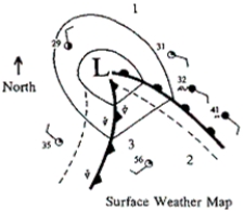 <strong>Cyclone Which of the following terms refers to the lines that connect points of equal pressure change?</strong> A)contours B)isobars C)isograds D)isallobars