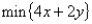 Suppose an objective function has the equation: . Then the slope of the objective function line is 2.