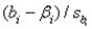 In the standardized value   , the symbol   represents the: