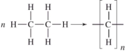 <strong>Which equation below shows the addition polymerization of ethylene?</strong> A) B) C) D)