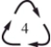 <strong>This symbol is an example of the coding symbols found on packaging materials.These symbols let consumers know</strong> A)how the plastic was made. B)how to recycle the package. C)if the plastic is dangerous. D)the intended use of the material.