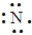 <strong>Which of the following is the Lewis structure for a nitrogen atom?</strong> A) B) C) D)