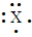 Enter the chemical symbol of the element in the blank. An element in period 3 has the Lewis structure: X should be replaced with what chemical symbol? Chemical symbol: _____________________.