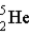 The fusion of deuterium ( ) and tritium ( ) holds some promise as a source of nuclear energy. If a neutron is produced, the other product of the reaction is .