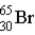 <strong>What is the nuclear symbol for atom that contains 30 protons and 35 neutrons?</strong> A) B) C) D) E)