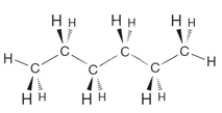 What is the molecular formula for the following substance?  <div style=padding-top: 35px> 