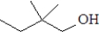 <strong>Which of the following structures represents 3,3-dimethyl-1-butanol?</strong> A) B) C) D)