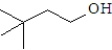 <strong>Which of the following structures represents 3,3-dimethyl-1-butanol?</strong> A) B) C) D)
