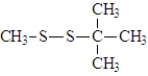 <strong>When the following disulfide is reduced the reaction produces: </strong> A) B) C) D)a and b E)a, b and c