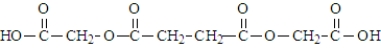 <strong>Malonic acid and ethylene glycol react. What is the product of the reaction of two molecules of malonic acid and one molecule of ethylene glycol?</strong> A) B) C) D)