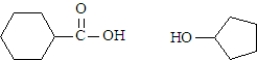 <strong>What are the products formed when the following substance undergoes hydrolysis? </strong> A) B) C) D)