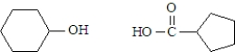 <strong>What are the products formed when the following substance undergoes hydrolysis? </strong> A) B) C) D)