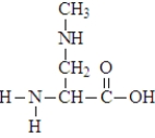 <strong>The amino acid shown below maybe associated with ALS (Lou Gehrig's disease) and Parkinson's disease. Which of the following is the form of this amino acid at a physiological pH?</strong> A) B) C) D) E)None of these