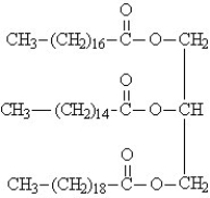 Draw the structure for each of the products produed on the hydrolysis of the following substance using H<sub>2</sub>SO<sub>4</sub>.  <div style=padding-top: 35px> 