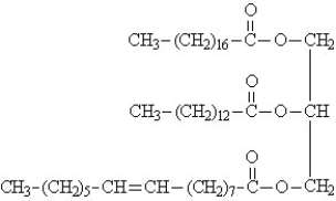 Draw the structures for each of the products produced on the hydrolysis of the following substance using KOH .  <div style=padding-top: 35px> 