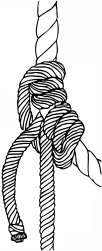 38.What is the purpose of the knot shown in the diagram?