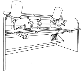 <strong>55.The machine pictured is</strong> A)a shear B)a press brake C)a punch press D)an OBI