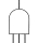 11.Complete the diagram by drawing in the appropriate logic symbol in the space provided.