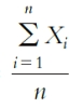 <strong>The formula below is used to calculate the ____. </strong> A)mode of a sample B)median of a sample C)sample mean D)range of a sample