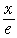 <strong>What is an alternate way in which the term eˣ can be written?</strong> A) B) loge C) exp(x) D)