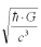 <strong>What is the correct expression for the Planck mass?</strong> A) B) C) D)