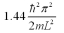 <strong>Consider an electron that is confined to the x-y plane by a two-dimensional rectangular infinite potential well.The width of the well is L in the x-direction and 3 L in the y-direction.What is the lowest energy which is shared by more than one distinct state, i.e.,two or more different states have the same energy?</strong> A) B) C) D) E)